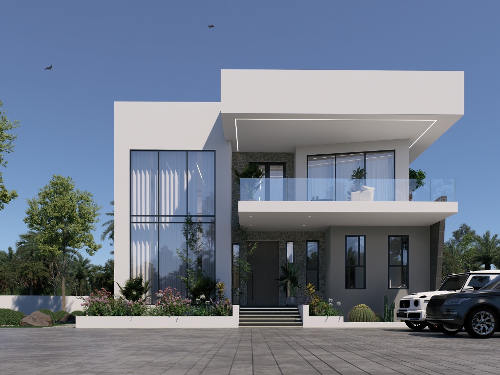 Asokoro Villa - Front Elevation