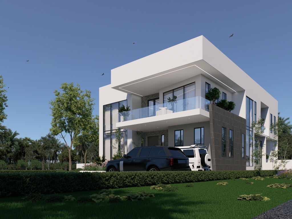 Asokoro Villa - Garden Perspective