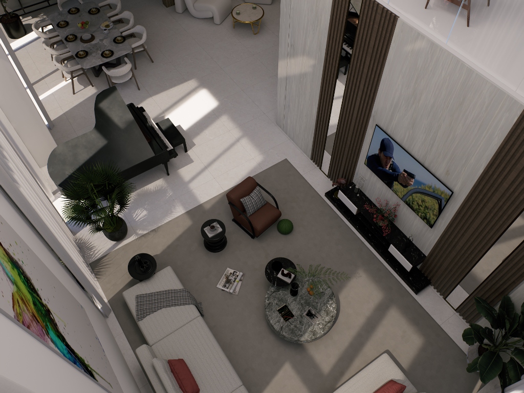 Jabi Penthouse Living Room